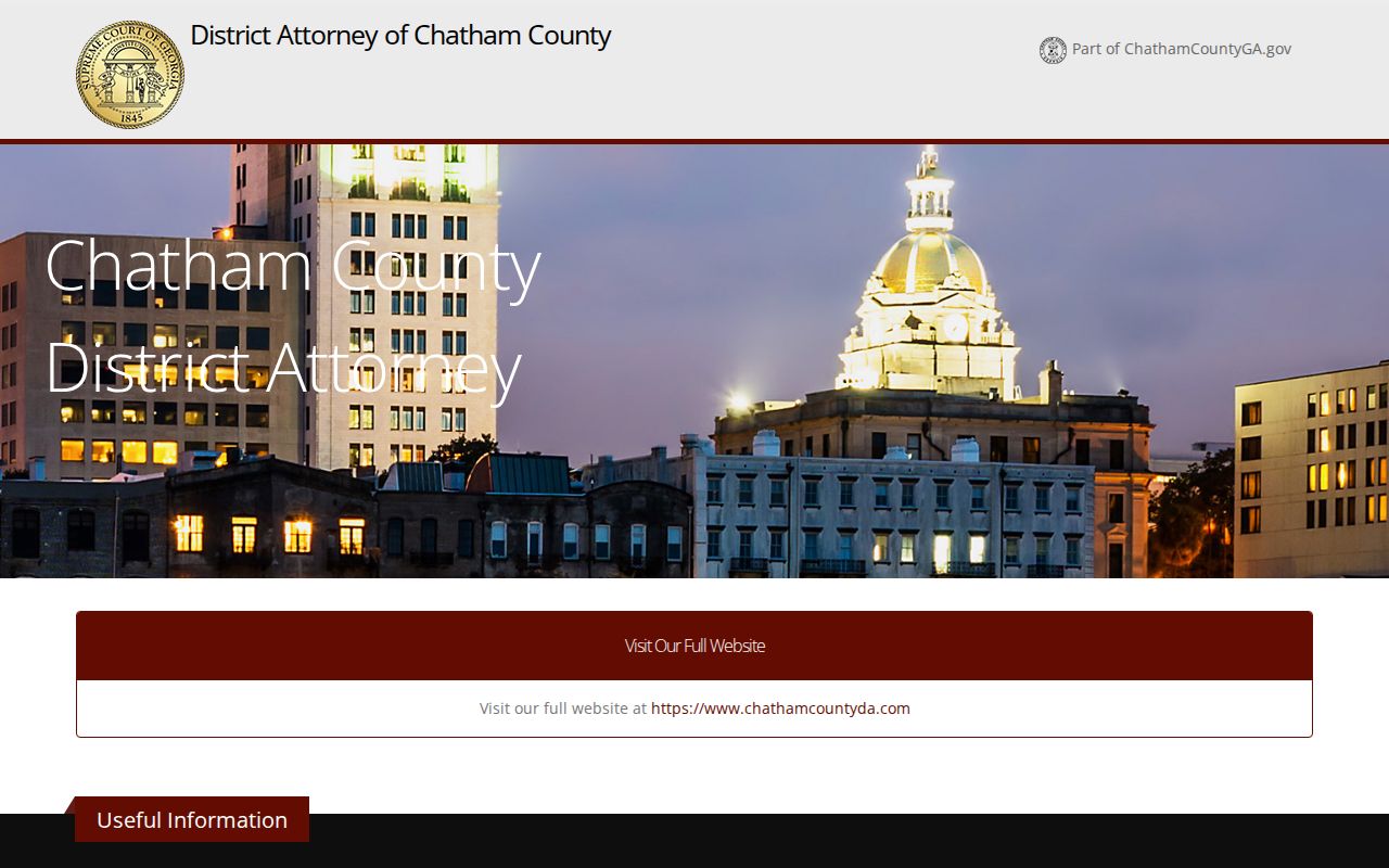 Eastern Judicial Circuit District Attorney official website